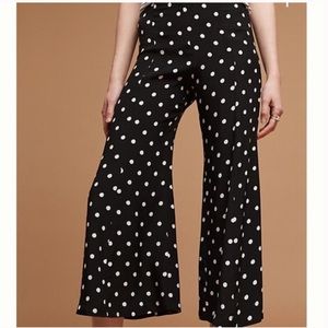 Anthropologie Canna Cropped Wide Leg Pants NWOT 10